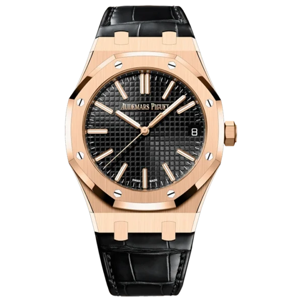 ROYAL OAK SELFWINDING  50TH ANNIVERSARY  Ref. 15510OR.OO.D002CR.01 This 18-carat pink gold Royal Oak Selfwinding in 4