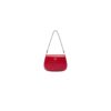 Small Prada Cleo brushed leather shoulder bag with flap