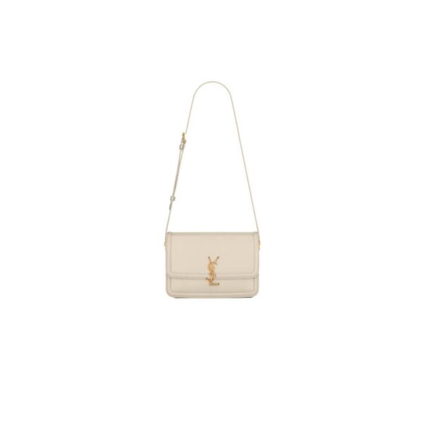 SOLFERINO MEDIUM SATCHEL IN BOX SAINT LAURENT LEATHER