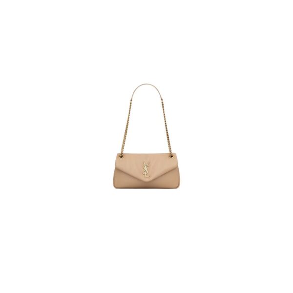 YSL CALYPSO small in plunged lambskin