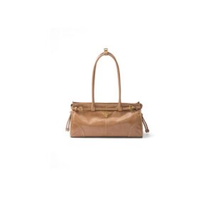 Prada Medium leather handbag(high-end grade)
