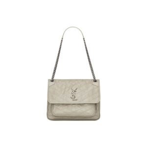 SAINT LAURENT NIKI MEDIUM IN CRINKLED VINTAGE LEATHER