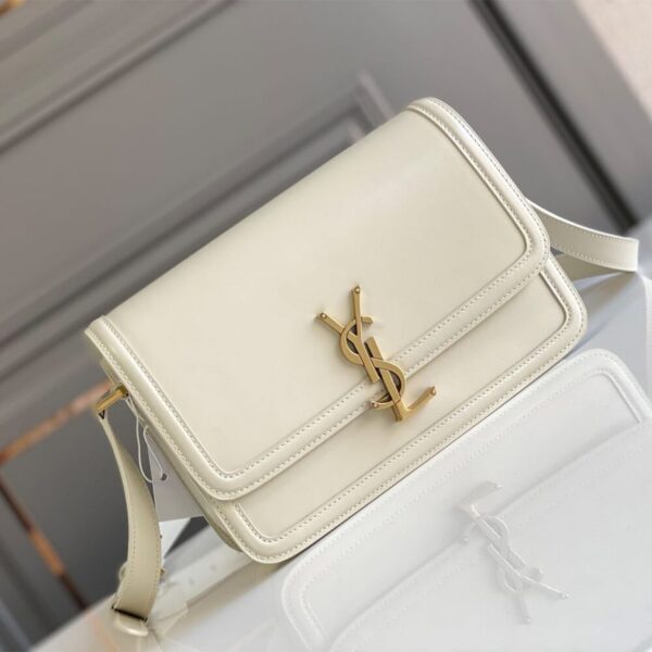 SOLFERINO MEDIUM SATCHEL IN BOX SAINT LAURENT LEATHER - Image 2