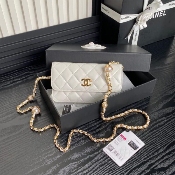 CHANEL Flap Phone Holder with Chain(HIGH-END GRADE) - Image 2