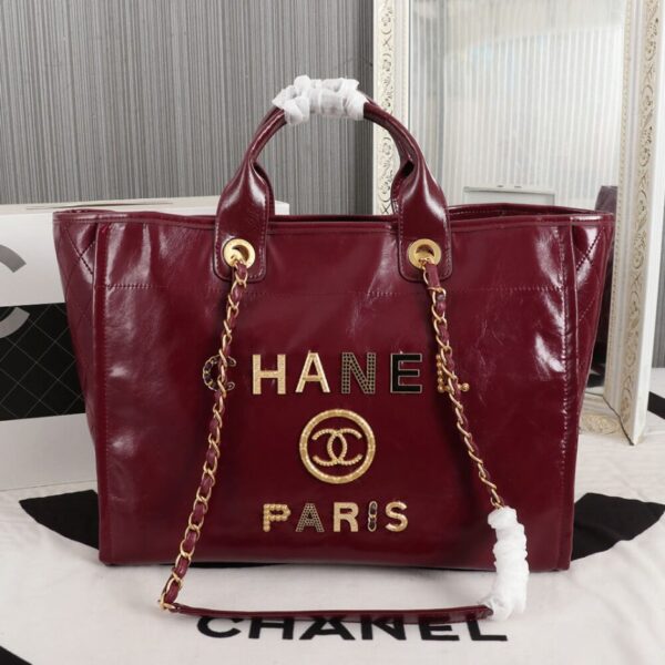 CHANEL LARGE DEAUVILLE TOTE - Image 2