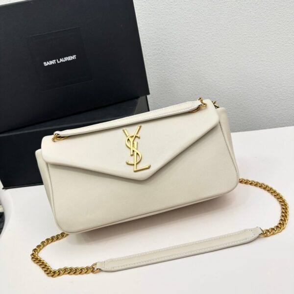 YSL CALYPSO small in plunged lambskin - Image 2