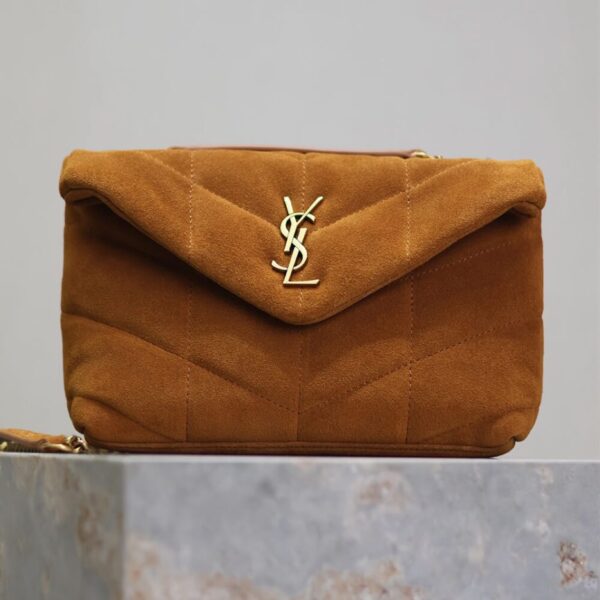 YSL Toy Puffer in suede - Image 2