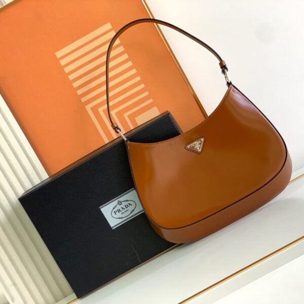 Prada Cleo brushed leather shoulder bag - Image 2