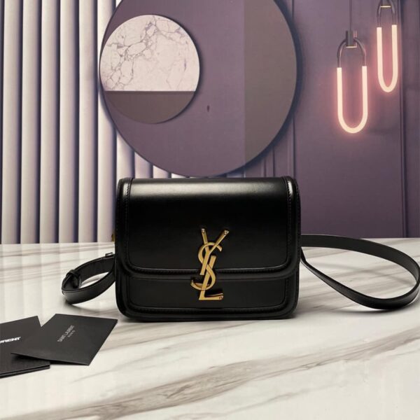 SOLFERINO SMALL SATCHEL IN BOX SAINT LAURENT LEATHER - Image 2