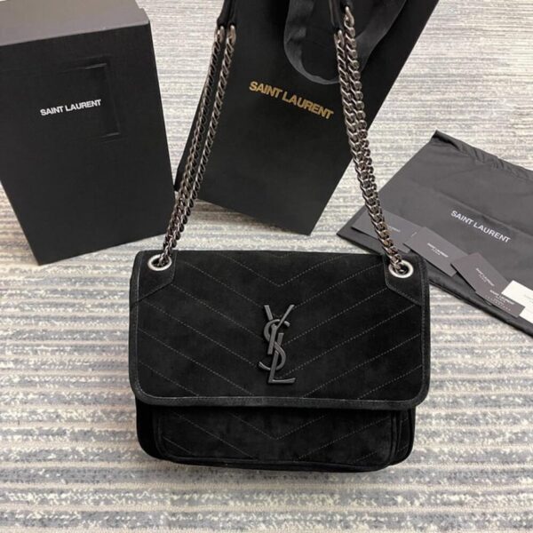 SAINT LAURENT NIKI MEDIUM IN SUEDE - Image 2