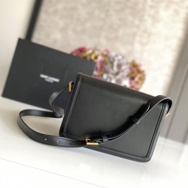 SOLFERINO MEDIUM SATCHEL IN BOX SAINT LAURENT LEATHER - Image 3