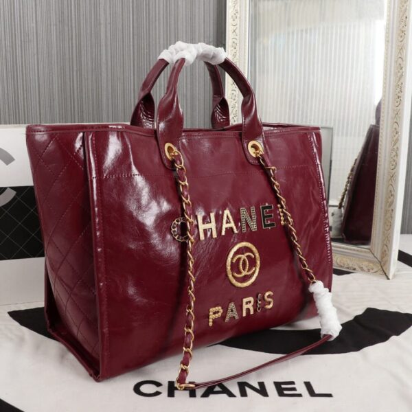 CHANEL LARGE DEAUVILLE TOTE - Image 3