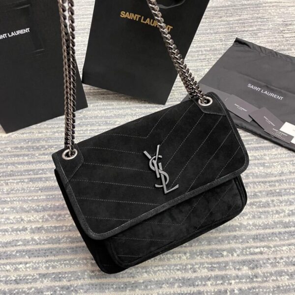 SAINT LAURENT NIKI MEDIUM IN SUEDE - Image 3