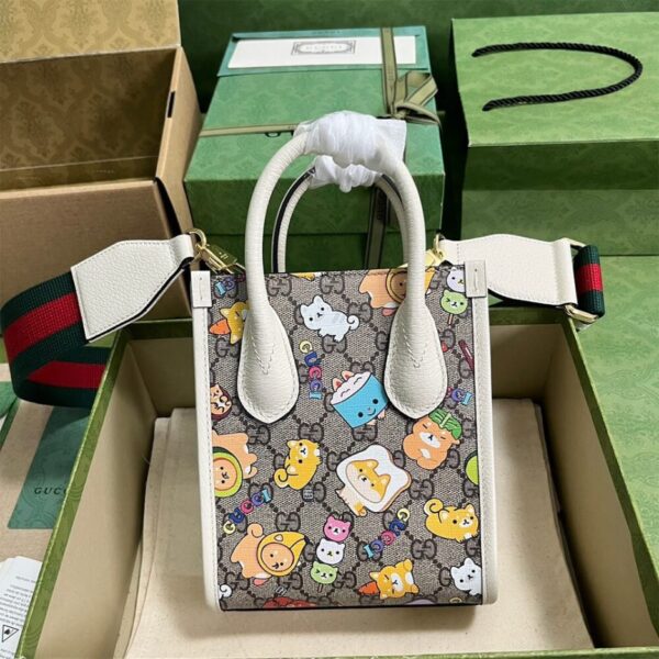 GUCCI ANIMAL PRINT MINI TOTE BAG - Image 3