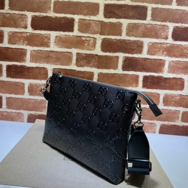 GG embossed medium messenger bag - Image 3