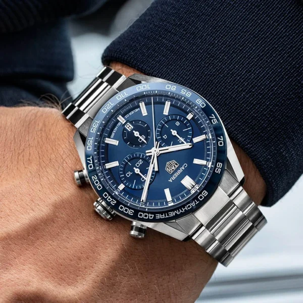 TAG HEUER CARRERA Automatic Chronograph - Diameter 44 mm CBN2A1A.BA0643 - Image 8
