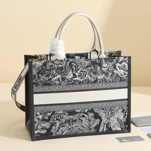 Medium Dior Book Tote - Image 4