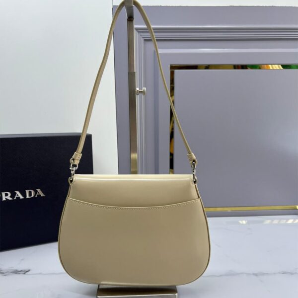Small Prada Cleo brushed leather shoulder bag with flap - Image 4