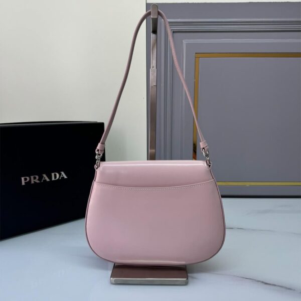 Small Prada Cleo brushed leather shoulder bag with flap - Image 4