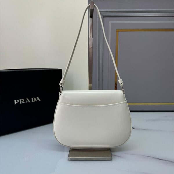 Small Prada Cleo brushed leather shoulder bag with flap - Image 4