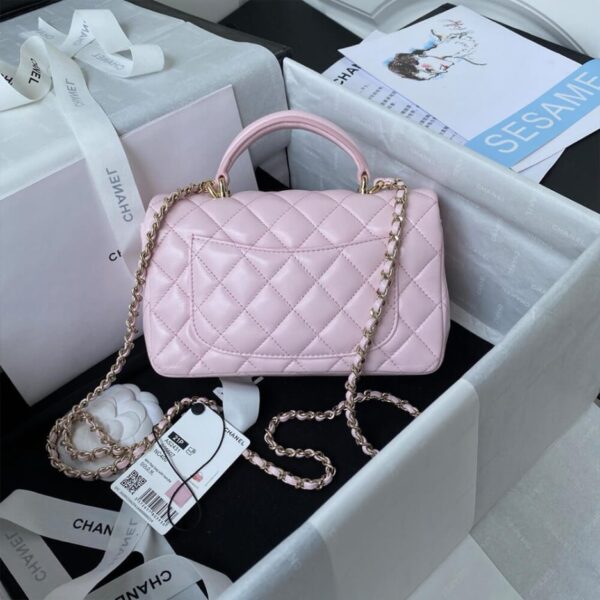 CHANEL Mini Classic Handbag With Top Handle - Image 4