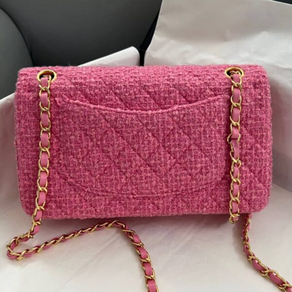 Chanel Tweed Medium Classic Flap Bag - Image 4