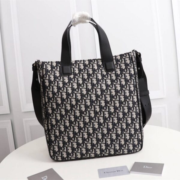 SADDLE TOTE BAG WITH SHOULDER STRAP - Image 4