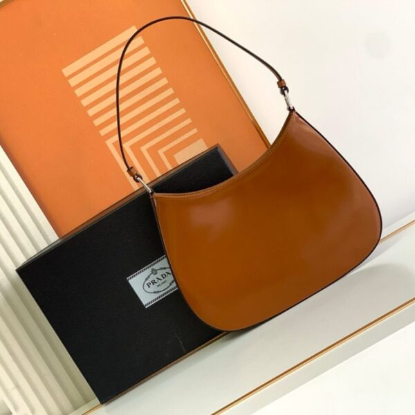 Prada Cleo brushed leather shoulder bag - Image 4