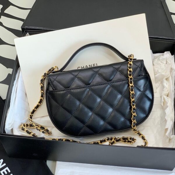 CHANEL MINI FLAP WITH HANDLE(HIGH-END GRADE) - Image 4