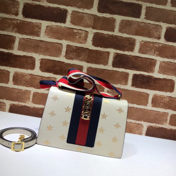 GG Sylvie Bee Star small shoulder bag - Image 4