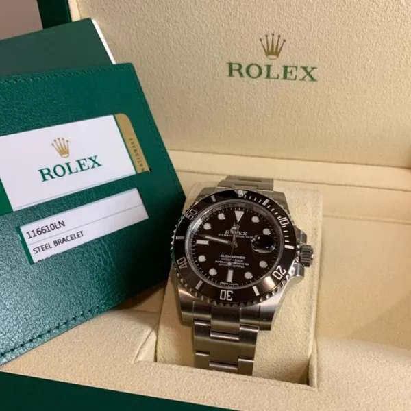 Rolex Submariner 116610LN-0001 Black Dial Watch (Black Water Ghost) - Image 3