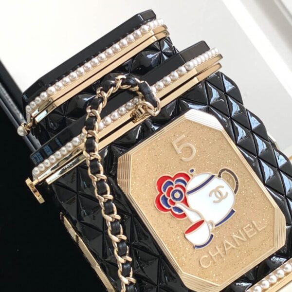 CHANEL TEA BOX MINAUDIERE(HIGH-END GRADE) - Image 5