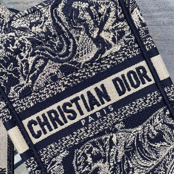 Mini Vertical Dior Book Tote - Image 5