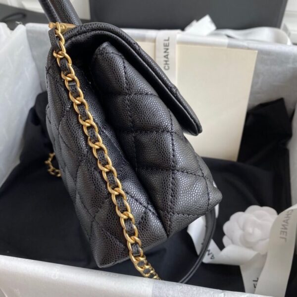 CHANEL Coco Handle Bag Small - Image 6