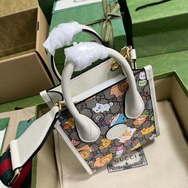 GUCCI ANIMAL PRINT MINI TOTE BAG - Image 6