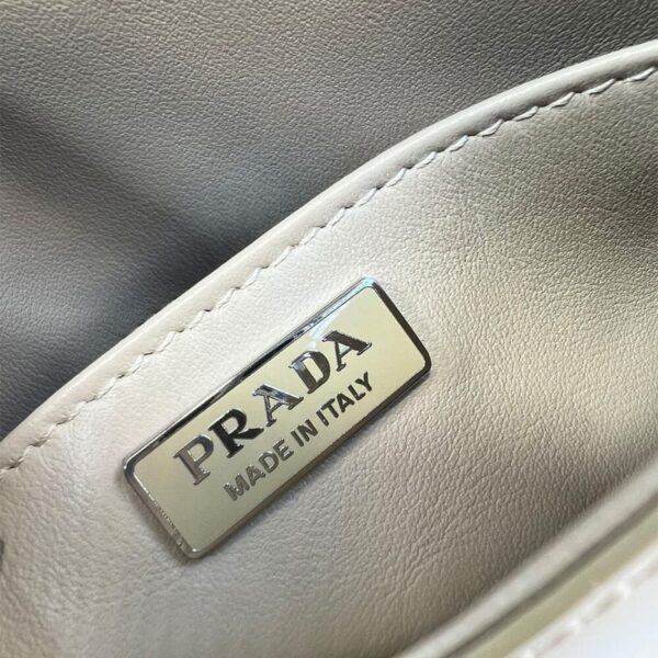 Small Prada Cleo brushed leather shoulder bag with flap - Image 7