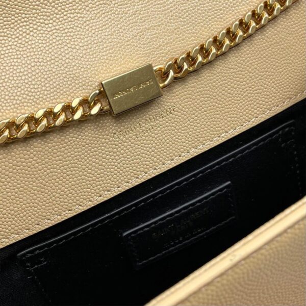 KATE MEDIUM CHAIN BAG IN GRAIN DE POUDRE EMBOSSED LEATHER - Image 7