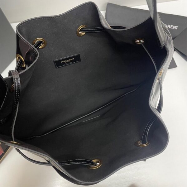 PARIS VII MEDIUM HOBO BAG IN CROCODILE-EMBOSSED PATENT LEATHER - Image 7