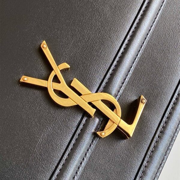 SOLFERINO MEDIUM SATCHEL IN BOX SAINT LAURENT LEATHER - Image 7