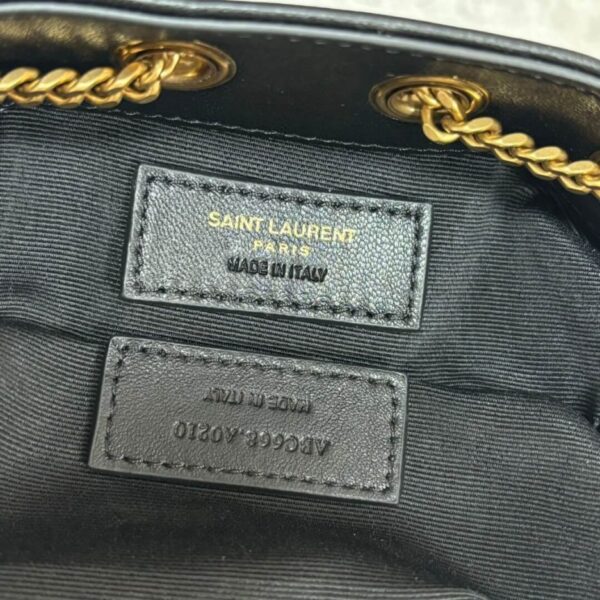 YSL Joe quilted lambskin mini bucket - Image 7