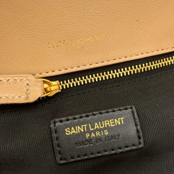 YSL CALYPSO small in plunged lambskin - Image 7