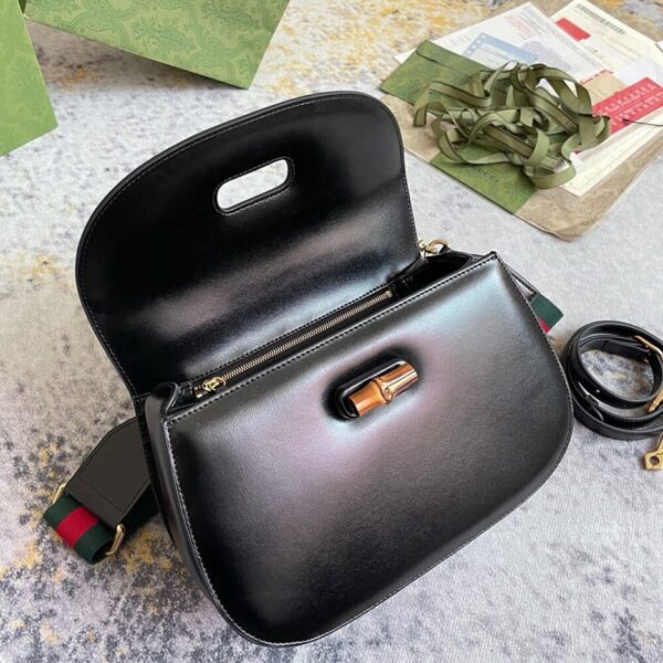 GUCCI BAMBOO 1947 JUMBO GG SMALL TOP HANDLE BAG - Image 7