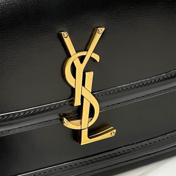 SOLFERINO SMALL SATCHEL IN BOX SAINT LAURENT LEATHER - Image 7
