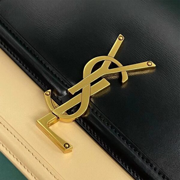 SOLFERINO MEDIUM SATCHEL IN BOX SAINT LAURENT LEATHER - Image 7