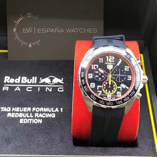 TAG HEUER FORMULA 1 X RED BULL RACING Quartz Chronograph - Diameter 43 mm CAZ101AL.FT8052(AAAAA version) - Image 7