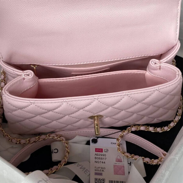 CHANEL Coco Handle Bag Small - Image 8