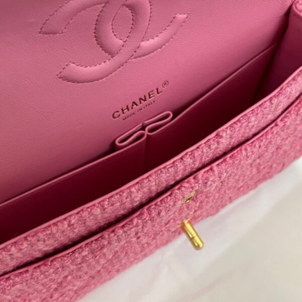 Chanel Tweed Medium Classic Flap Bag - Image 8