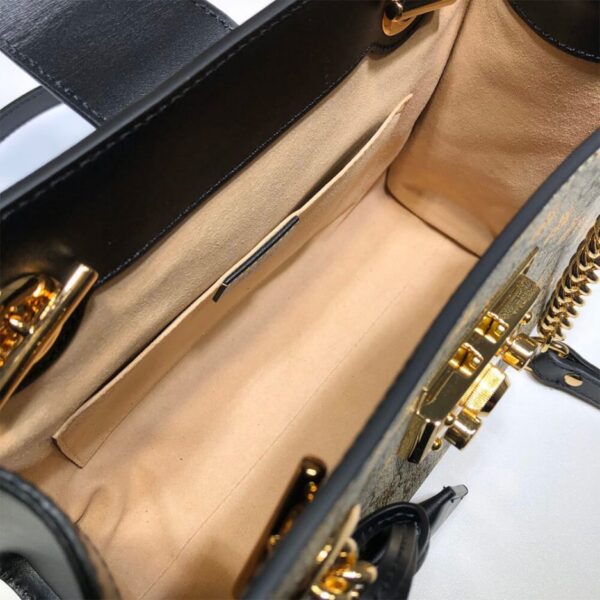 GG Padlock small GG bees shoulder bag - Image 8