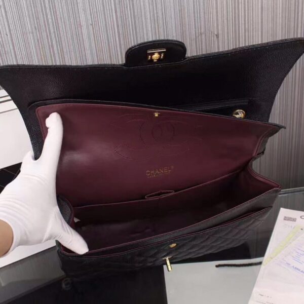 CHANEL Classic Maxi Handbag - Image 8