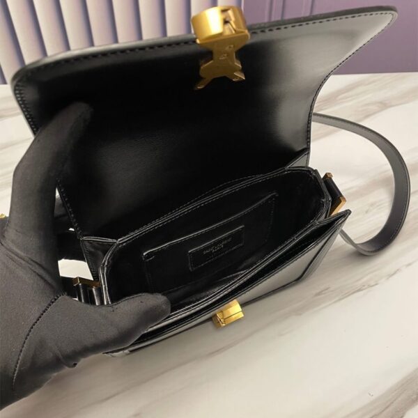 SOLFERINO SMALL SATCHEL IN BOX SAINT LAURENT LEATHER - Image 8